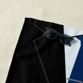 Personalisiertes Funny Beach Handtuch Handtuchgesc (Beispiel)