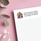 Personalisiertes Funny Chicken Rücksendezeichen