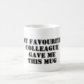 Personalisiertes Funny Colleague Geschenk Geheimni Kaffeetasse (Mittel)