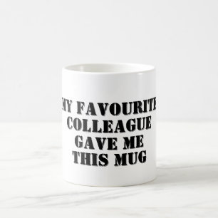 Personalisiertes Funny Colleague Geschenk Geheimni Kaffeetasse
