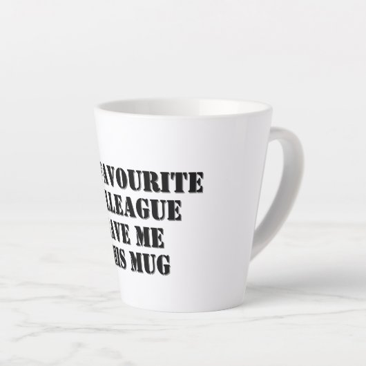 Personalisiertes Funny Colleague Geschenk Geheimni Milchtasse (Rechte Ecke)