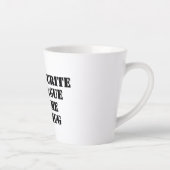 Personalisiertes Funny Colleague Geschenk Geheimni Milchtasse (Rechts)