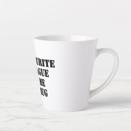 Personalisiertes Funny Colleague Geschenk Geheimni Milchtasse (Rechts)