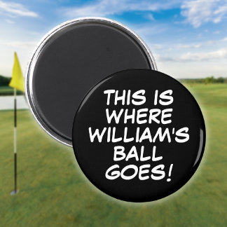 Personalisiertes Funny Comic Golf Ball Marker Magnet
