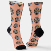 Personalisiertes Funny Face Foto Socken (Gewinkelt)