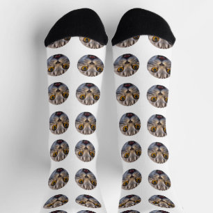 Personalisiertes Funny Face Foto Socken