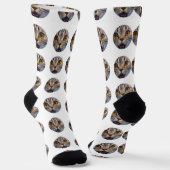 Personalisiertes Funny Face Foto Socken (Gewinkelt)
