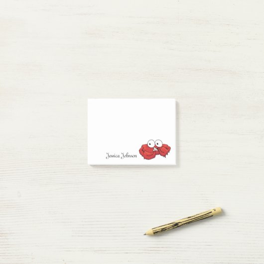 Personalisiertes Funny Fat Red Crap Notizblock (Auf Schreibtisch)