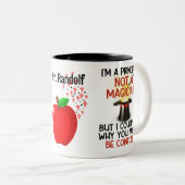 Personalisiertes Funny-Geschenk Zweifarbige Tasse (VorderseiteRechts)