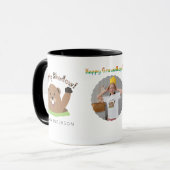 Personalisiertes Funny Groundhog Day Foto & Name G Tasse (Vorderseite Links)