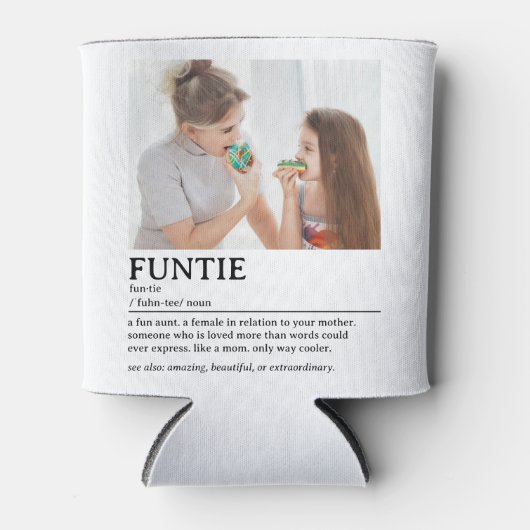 Personalisiertes Funtie-Definition-Zitat Dosenkühler (Vorderseite)