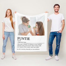 Personalisiertes Funtie-Definition-Zitat Fleecedecke