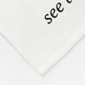 Personalisiertes Funtie-Definition-Zitat Fleecedecke (Ecke)