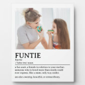 Personalisiertes Funtie-Definition-Zitat Fotoplatte (Vorderseite)