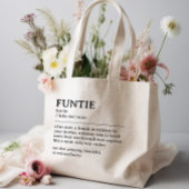 Personalisiertes Funtie-Definition-Zitat Jumbo Stoffbeutel