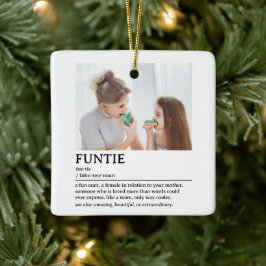 Personalisiertes Funtie-Definition-Zitat Keramikornament