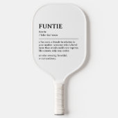 Personalisiertes Funtie-Definition-Zitat Pickleball Schläger (Vorderseite)