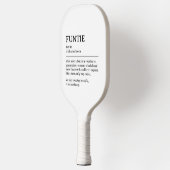 Personalisiertes Funtie-Definition-Zitat Pickleball Schläger (Links)