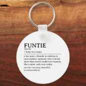 Personalisiertes Funtie-Definition-Zitat Schlüsselanhänger (Vorderseite)