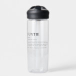 Personalisiertes Funtie-Definition-Zitat Trinkflasche<br><div class="desc">Dieses Zitat-Design der Funtie-Definition ist der perfekte Weg, um die besondere Bindung zu feiern, die Ihre Schwester mit Ihrem Kind als "Fun Tunt" teilt. Dieses Design ist etwas, das nicht nur ihren Raum erhellt, sondern auch die einzigartige Freude und Liebe, die sie Ihrer Familie bringt, einfängt. Ob es um ein...</div>