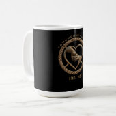 Personalisiertes Für immer mein Held Eltern Kind H Kaffeetasse (Vorderseite Links)