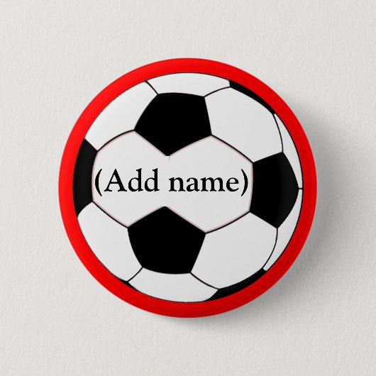 Personalisiertes Fußball-Button/Knopf Button (Vorderseite)