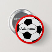Personalisiertes Fußball-Button/Knopf Button (Vorne & Hinten)