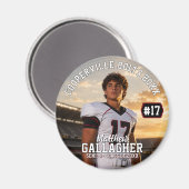 Personalisiertes Fußball-Foto  Magnet (Vorderseite/Rückseite)