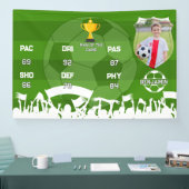 Personalisiertes Fußball-Geschenk für Kinder, benu Banner (Messe)