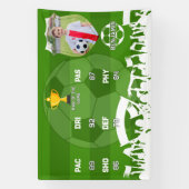 Personalisiertes Fußball-Geschenk für Kinder, benu Banner (Vertikal)