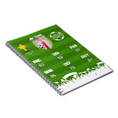 Personalisiertes Fußball-Geschenk für Kinder, benu Notizblock (Rechte Seite)