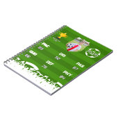 Personalisiertes Fußball-Geschenk für Kinder, benu Notizblock (Linke Seite)