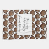 Personalisiertes Fußball-Küchen-Tuch Geschirrtuch (Horizontal)