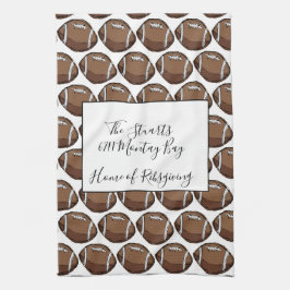 Personalisiertes Fußball-Küchen-Tuch Geschirrtuch