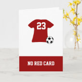 Personalisiertes Fußball-Shirt mit Ball Karte (Gelbe Blume)