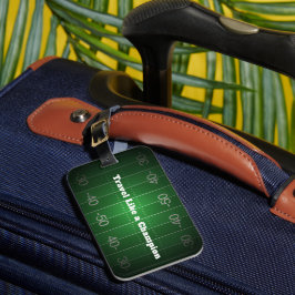 Personalisiertes Fußball-Thema Gepäckanhänger