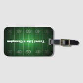 Personalisiertes Fußball-Thema Gepäckanhänger (Vorderseite (Horizontal))