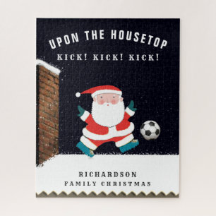 Personalisiertes Fußball-Urlaubsgeschenk Puzzle