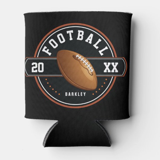 Personalisiertes Fußballdesign Dosenkühler (Vorderseite)