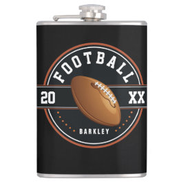 Personalisiertes Fußballdesign Flachmann