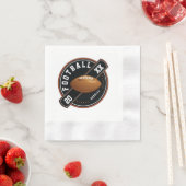 Personalisiertes Fußballdesign Serviette (Beispiel)