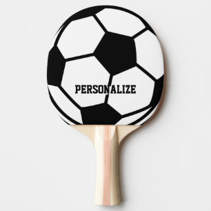 Personalisiertes Fußballdruck-Ping-Pong-Paddle Tischtennis Schläger