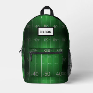 Personalisiertes Fußballfeld Bedruckter Rucksack