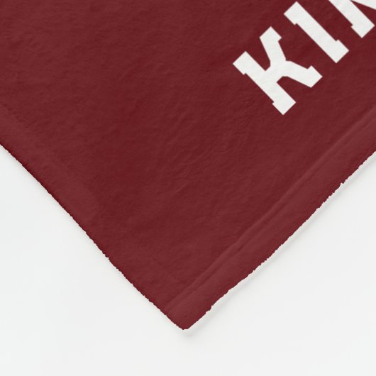 Personalisiertes Fußballgeschenk Fleece Blanket (Ecke)