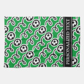 Personalisiertes Fußballhandtuch | Thema Sport Handtuch (Horizontal)