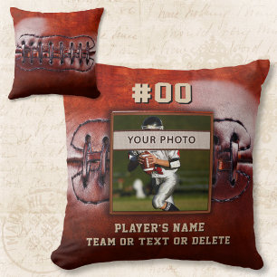 Personalisiertes Fußballkissen mit Spielerfoto Kissen
