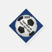 Personalisiertes Fußballpapier Napkins Serviette (Ecke)