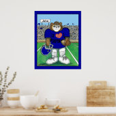 Personalisiertes Fußballplakat - veränderbare Farb Poster (Küche)