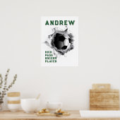 Personalisiertes Fußballposter Poster (Küche)