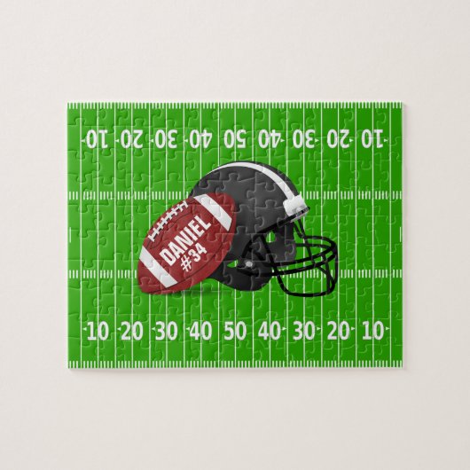Personalisiertes Fußballrätsel Puzzle (Horizontal)